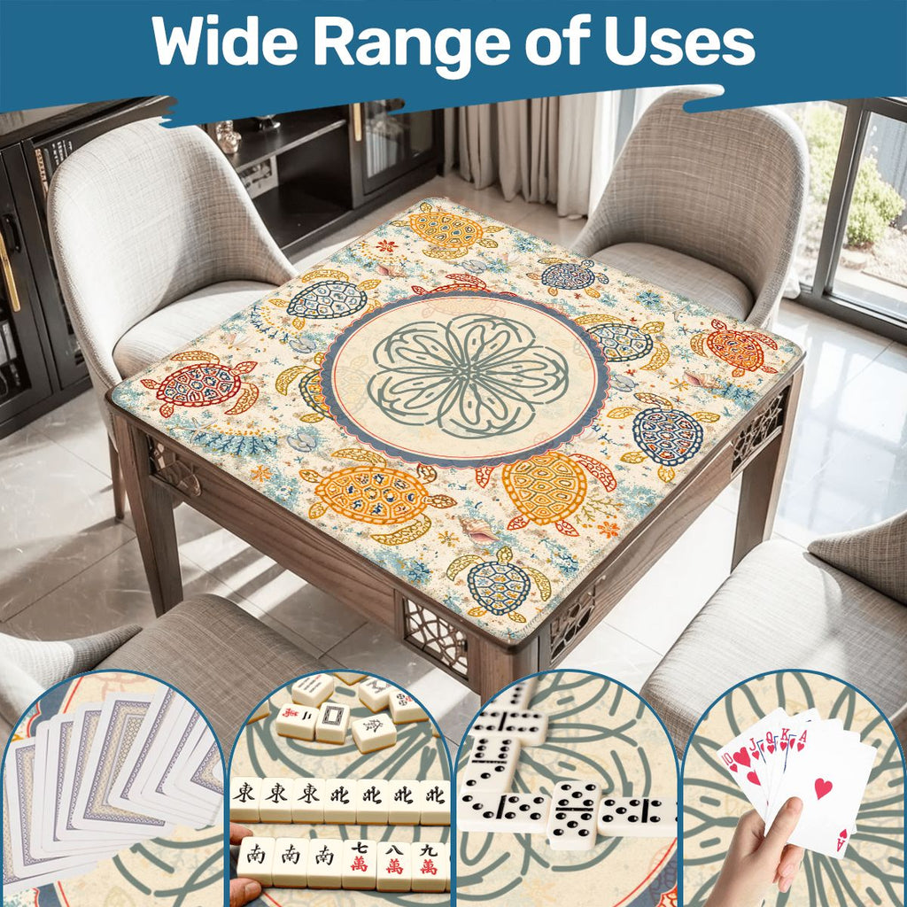Off The Amalfi Turtle Sea Life Mahjong Mat