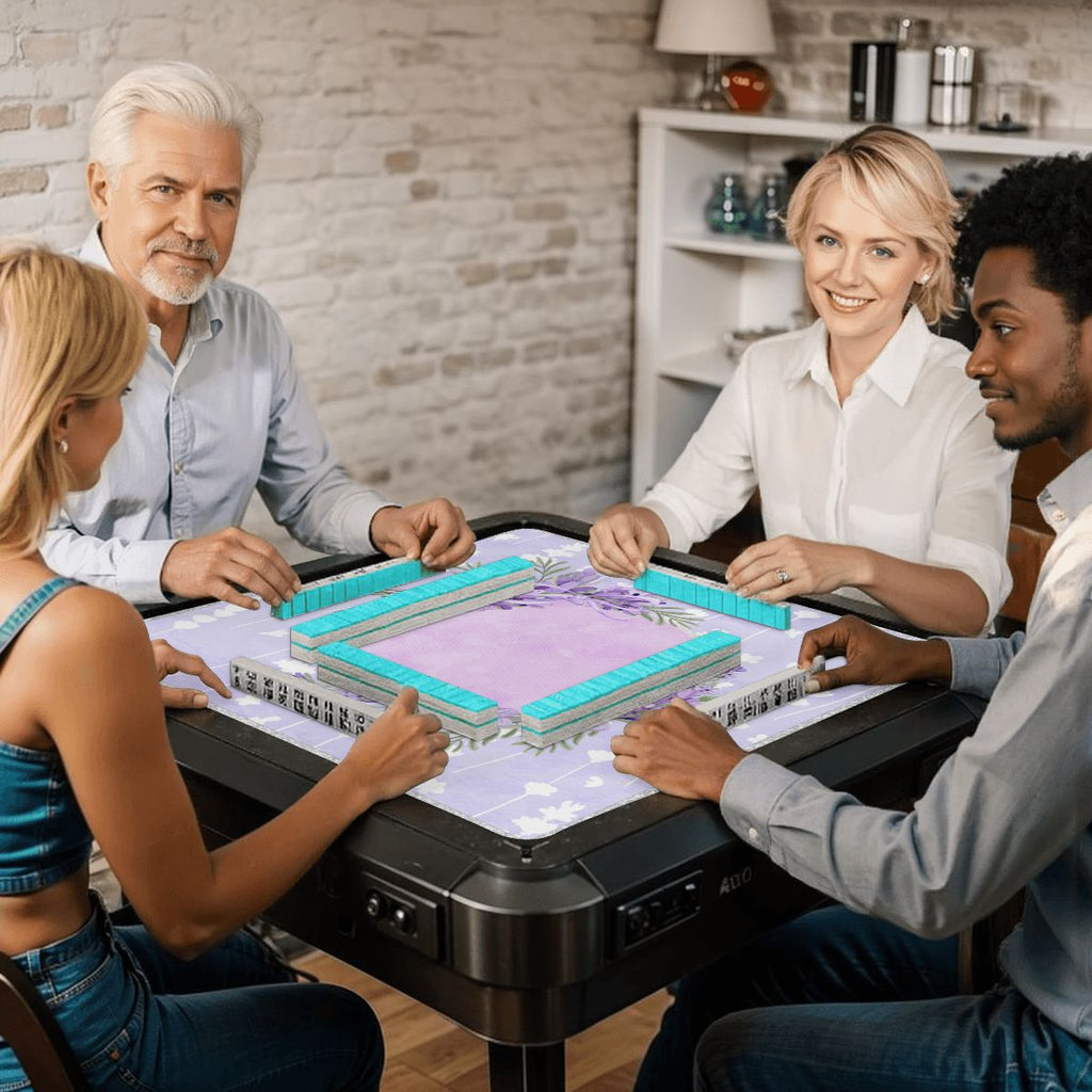 Lovely Lilac, Pale Pastel Purple Mahjong Mat