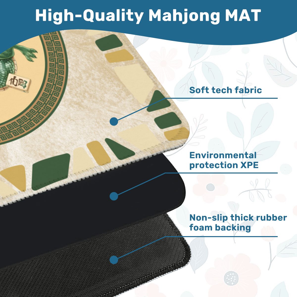 Prancing Dancing Dragon Mahjong Mat