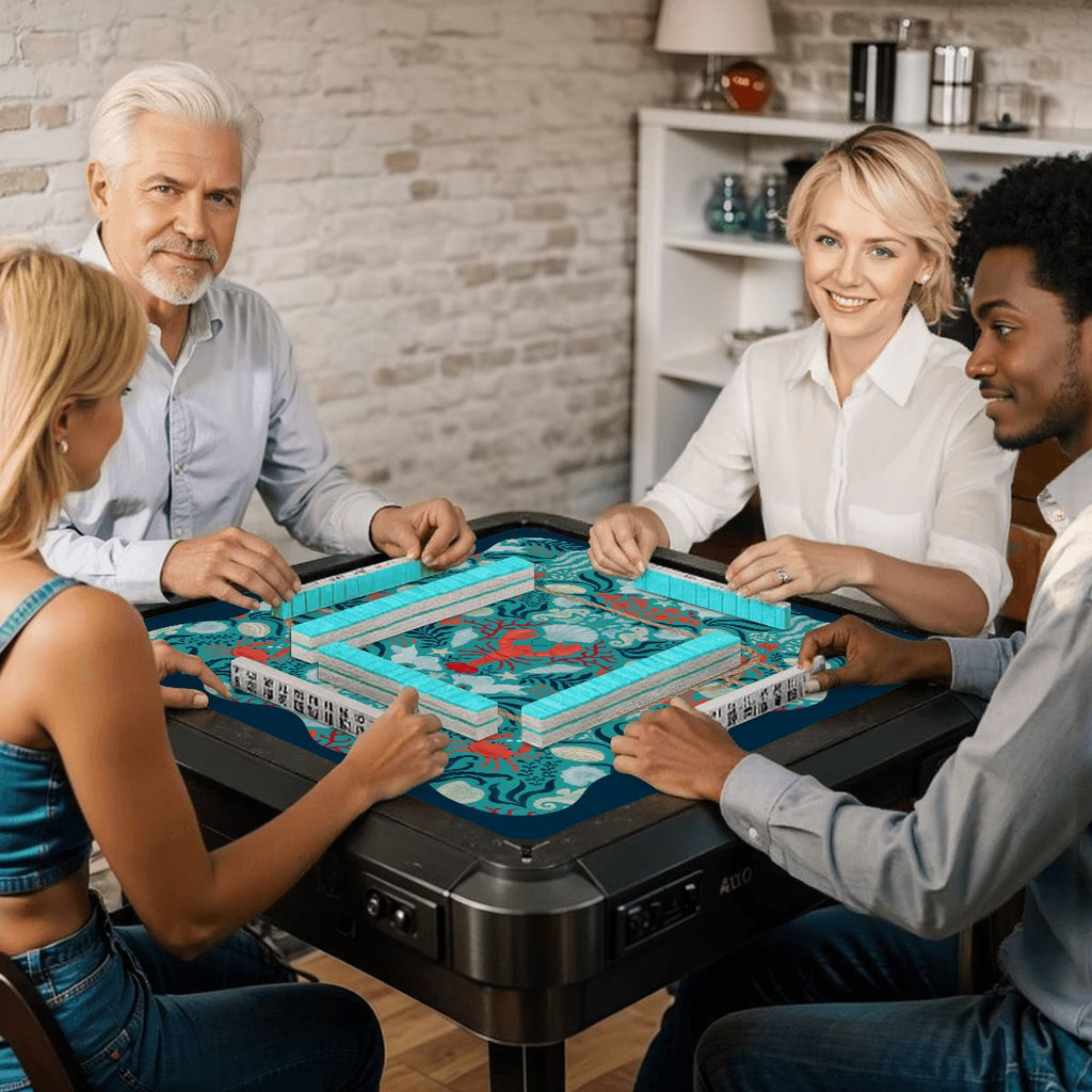 Nautical Nellie Sea Of Life Whimsical Mahjong Mat