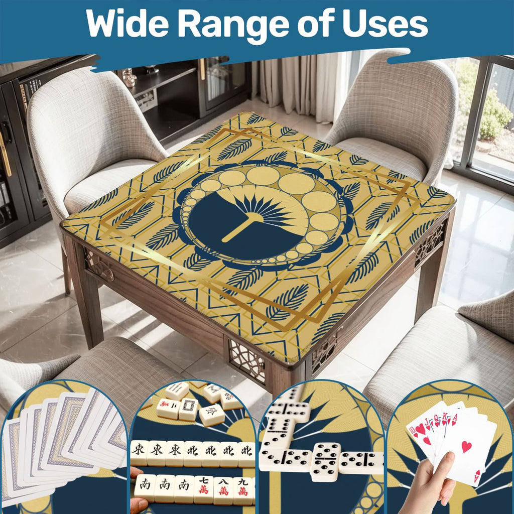 Art Deco Gold Leaf Mahjong Mat