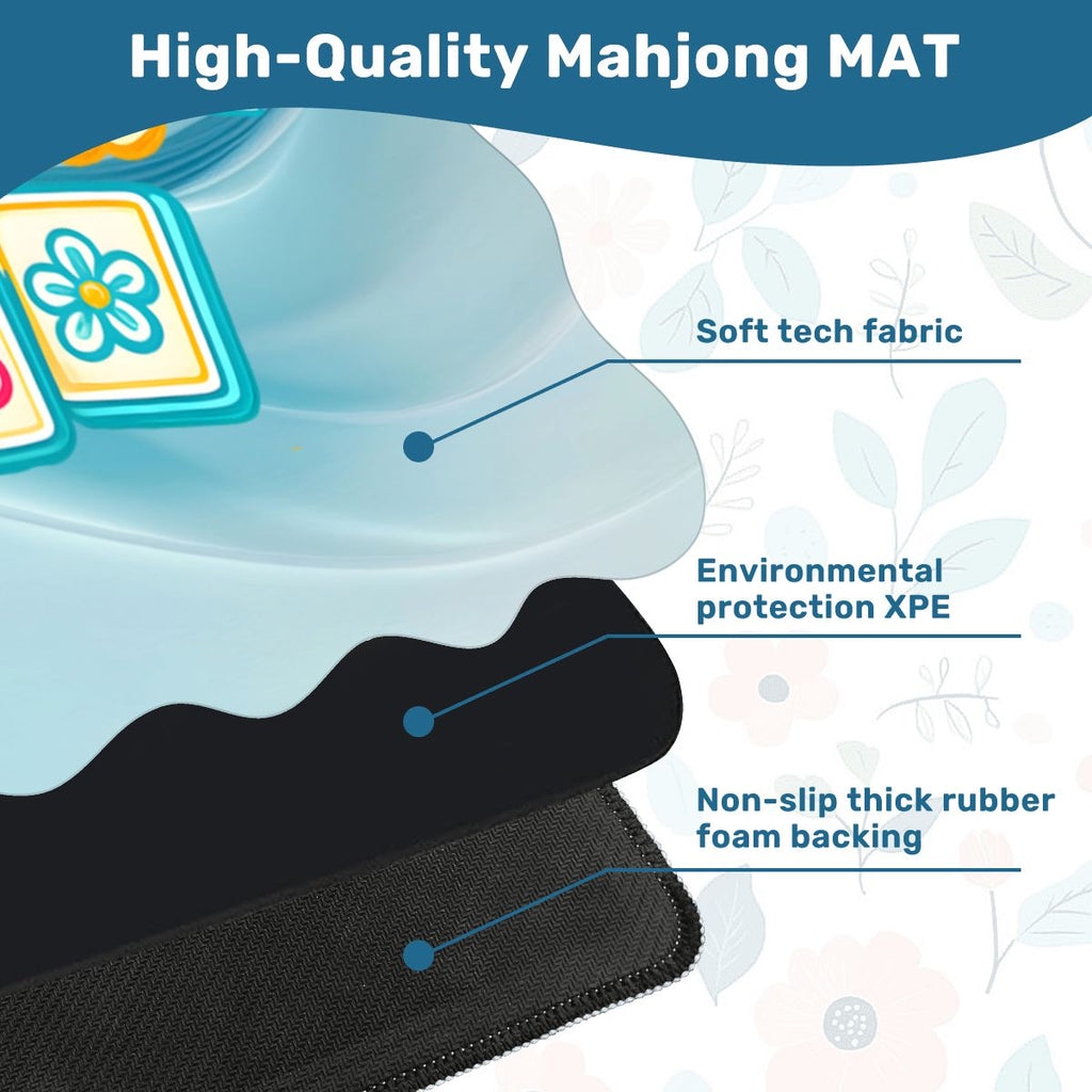 Mahjong Girls Cruise, Scalloped Mahjong Mat