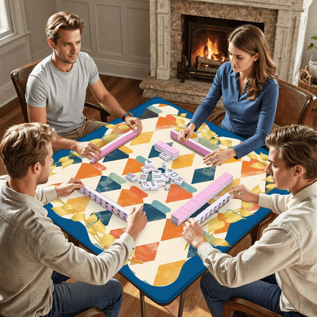 MODERN MAZAL Jewish Mahjong Mat