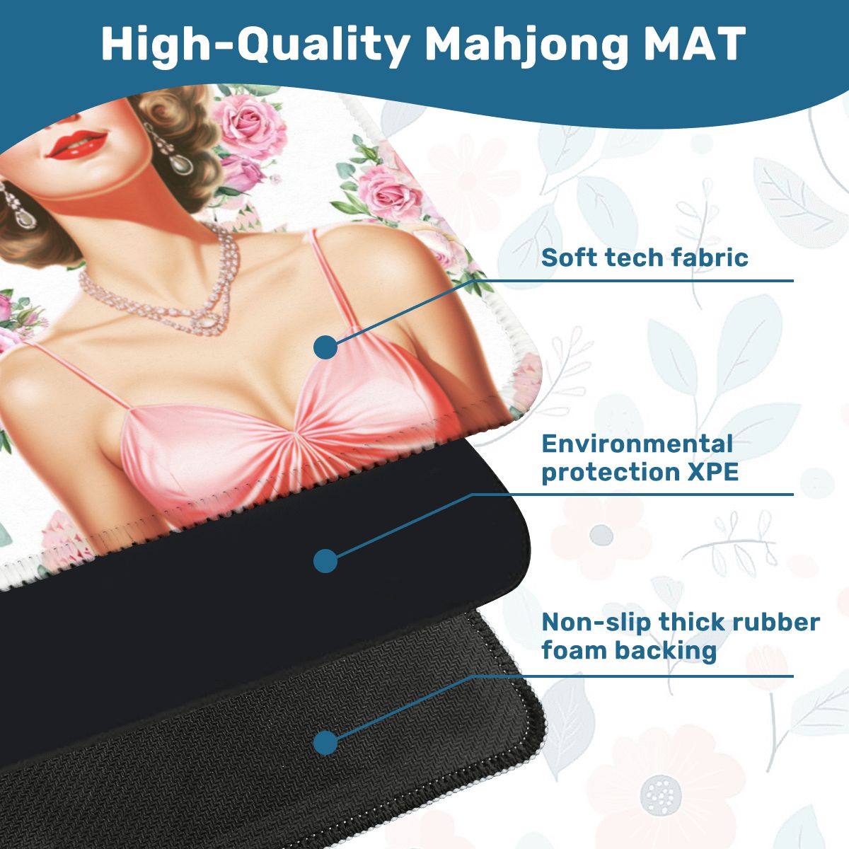 Funny Mahjong Mat, Don't Stare At My Rack