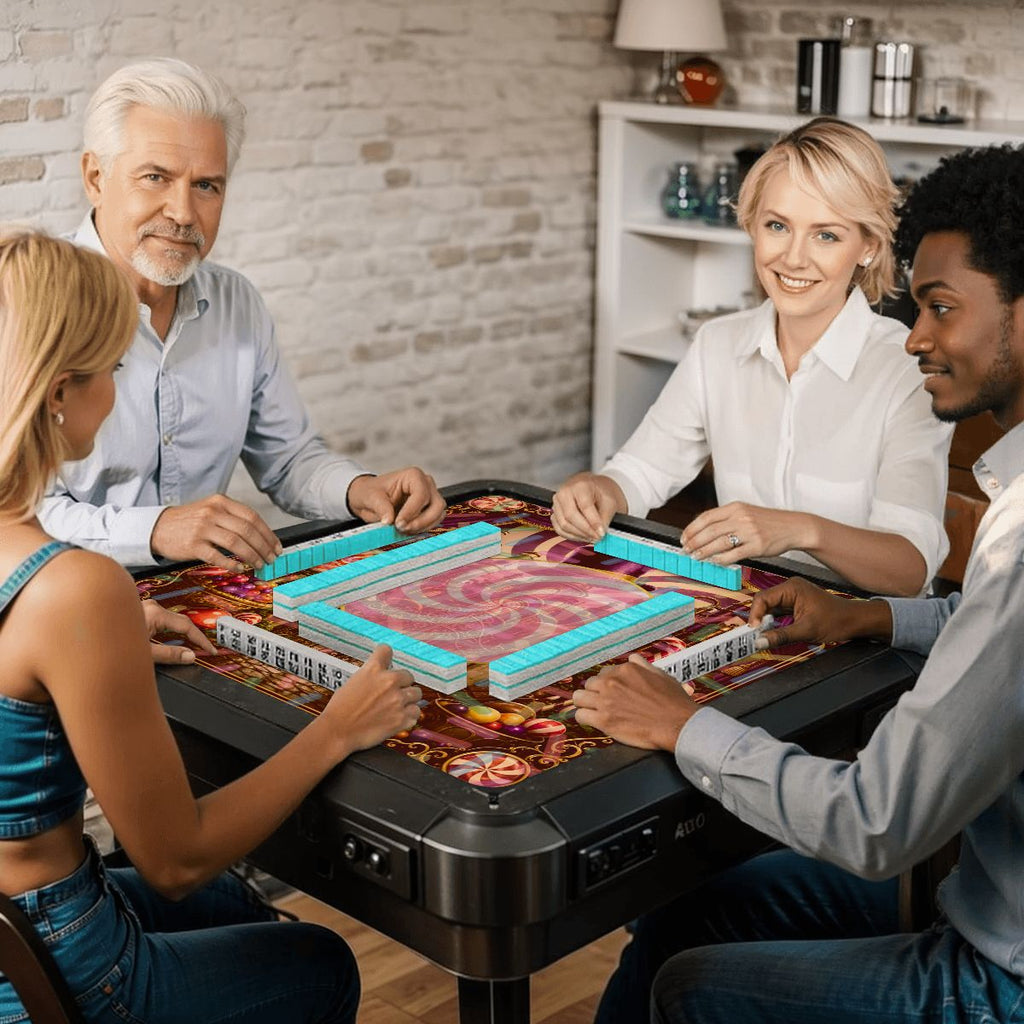 Whimsical Imagination Candy Themed Mahjong Mat