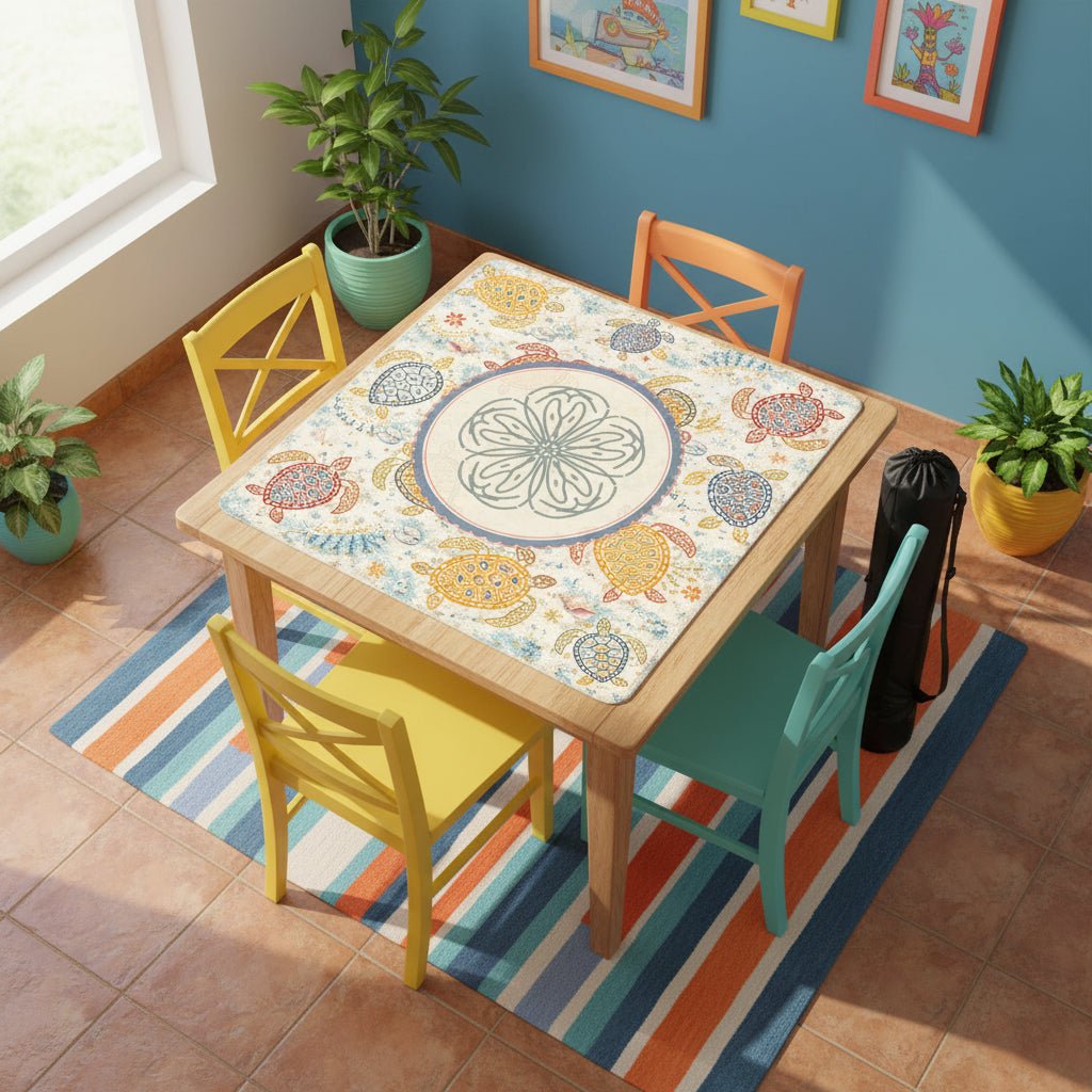 Off The Amalfi Turtle Sea Life Mahjong Mat