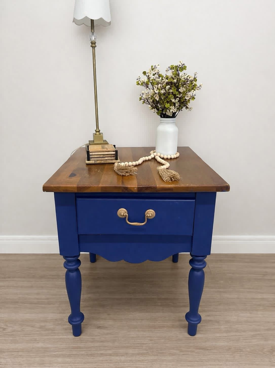 Enchanted Blue End Table