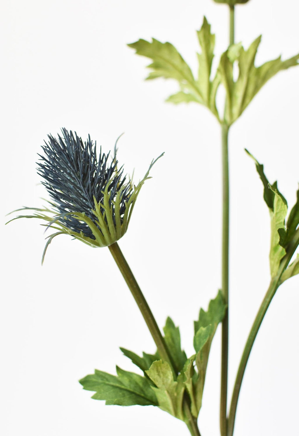 32.5" Faux Blue Thistle Stem