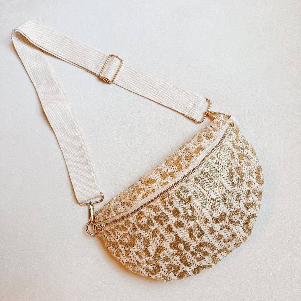 Trendy Leopard Sling Bag - Edge Breeze Cheetah Belt