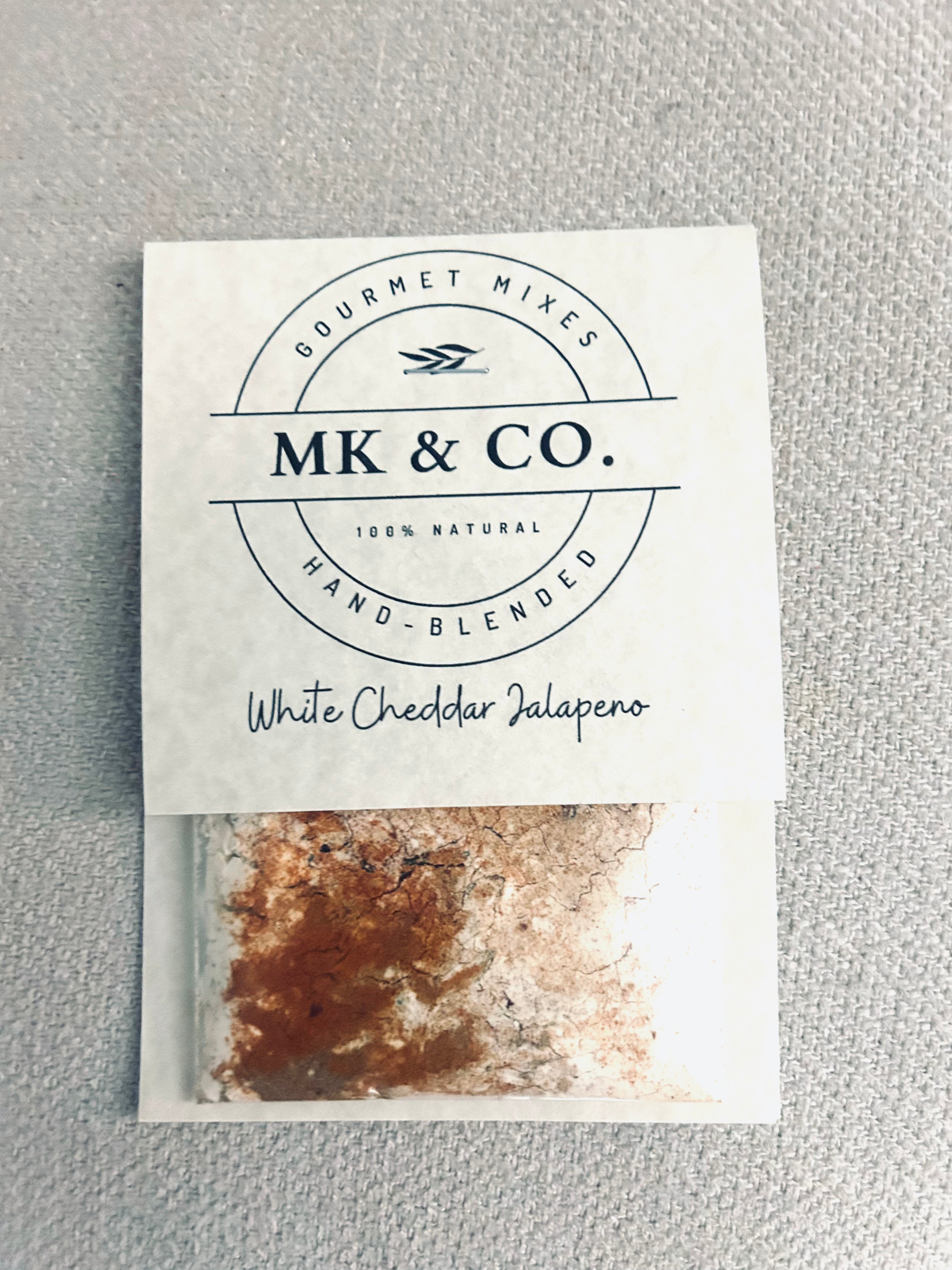 MK & Co. Divine Dip - White Cheddar Jalapeno Seasoning Dip Mix & Cheeseball
