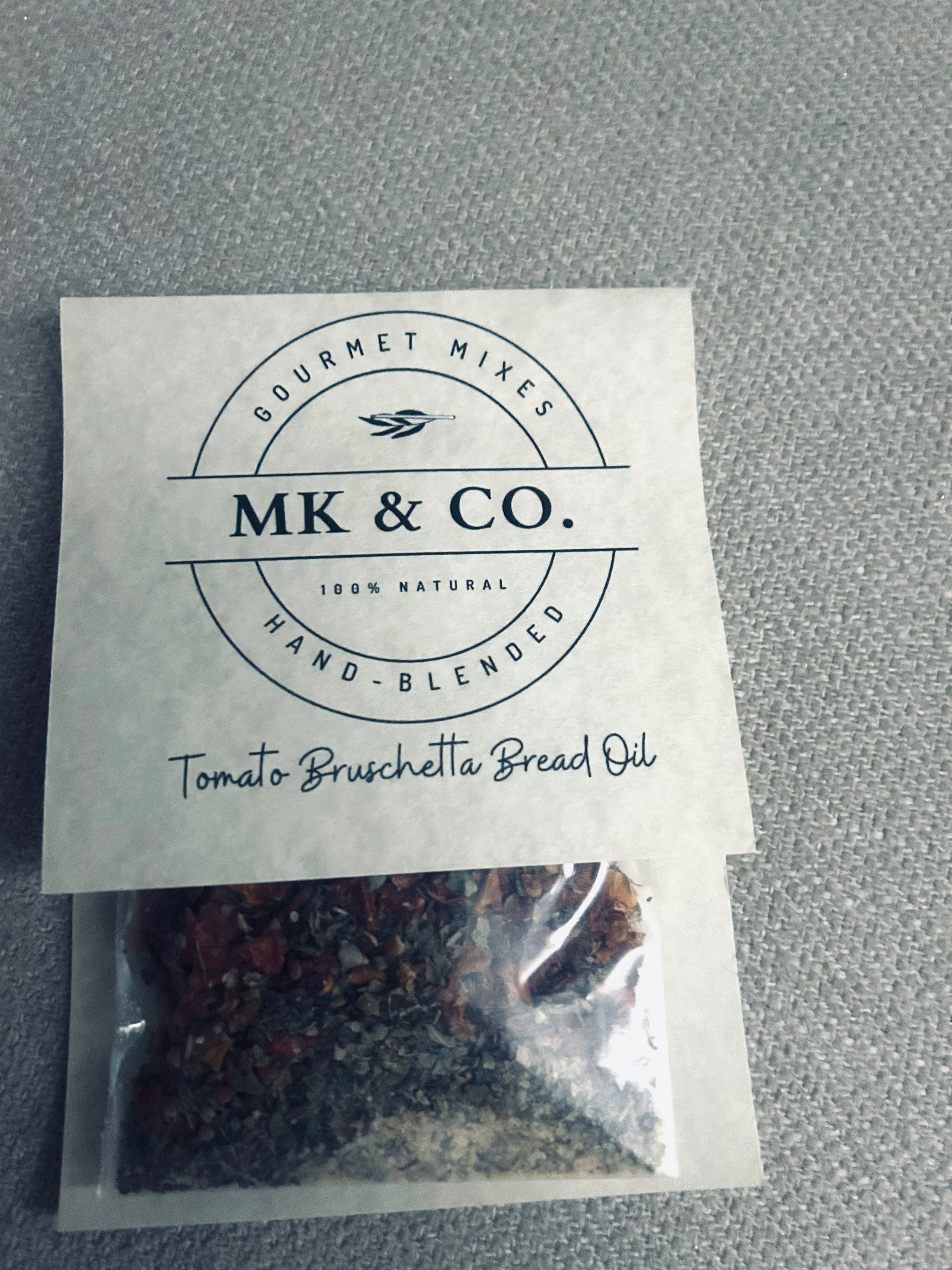 MK & Co. Divine Dip- Tomato Bruschetta Seasoning Dip Mix & Oil Blend