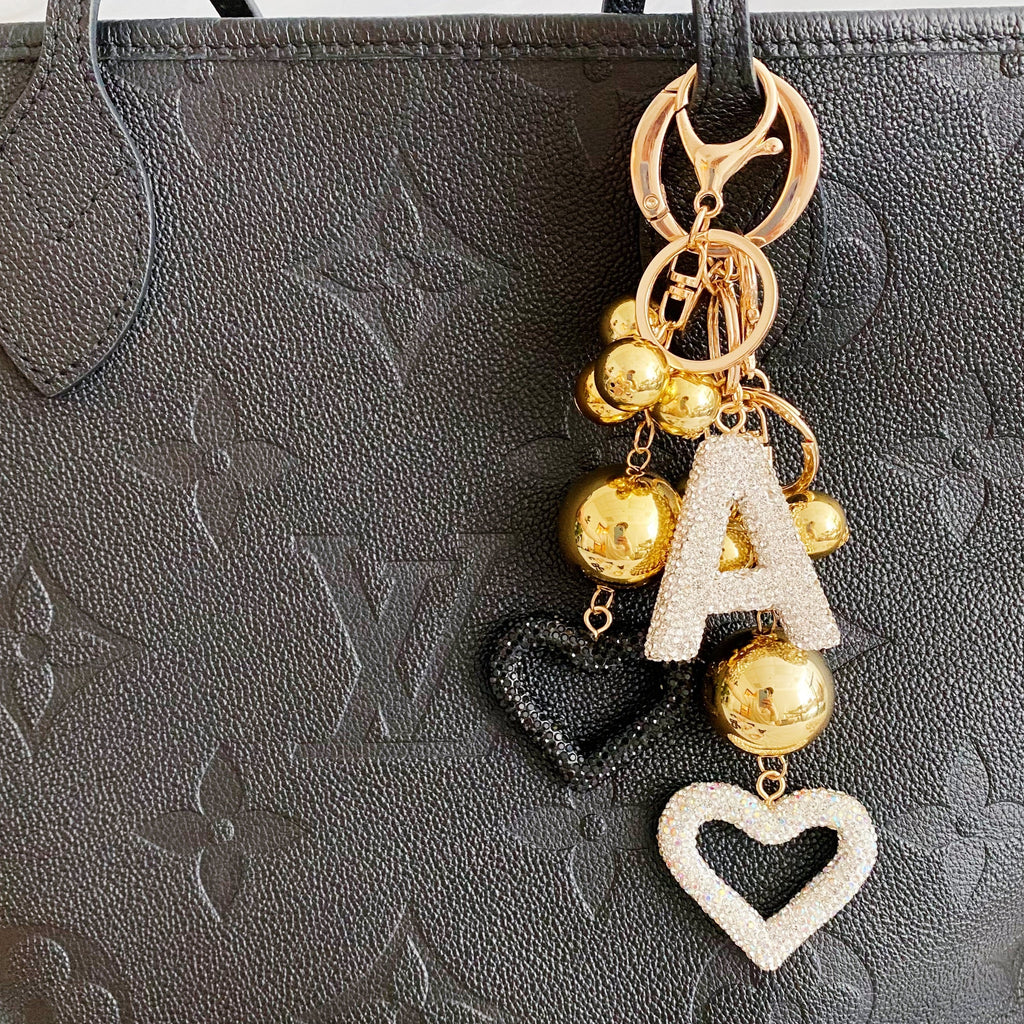 Stylish Initial Keychain - Personalized Glam Accessory