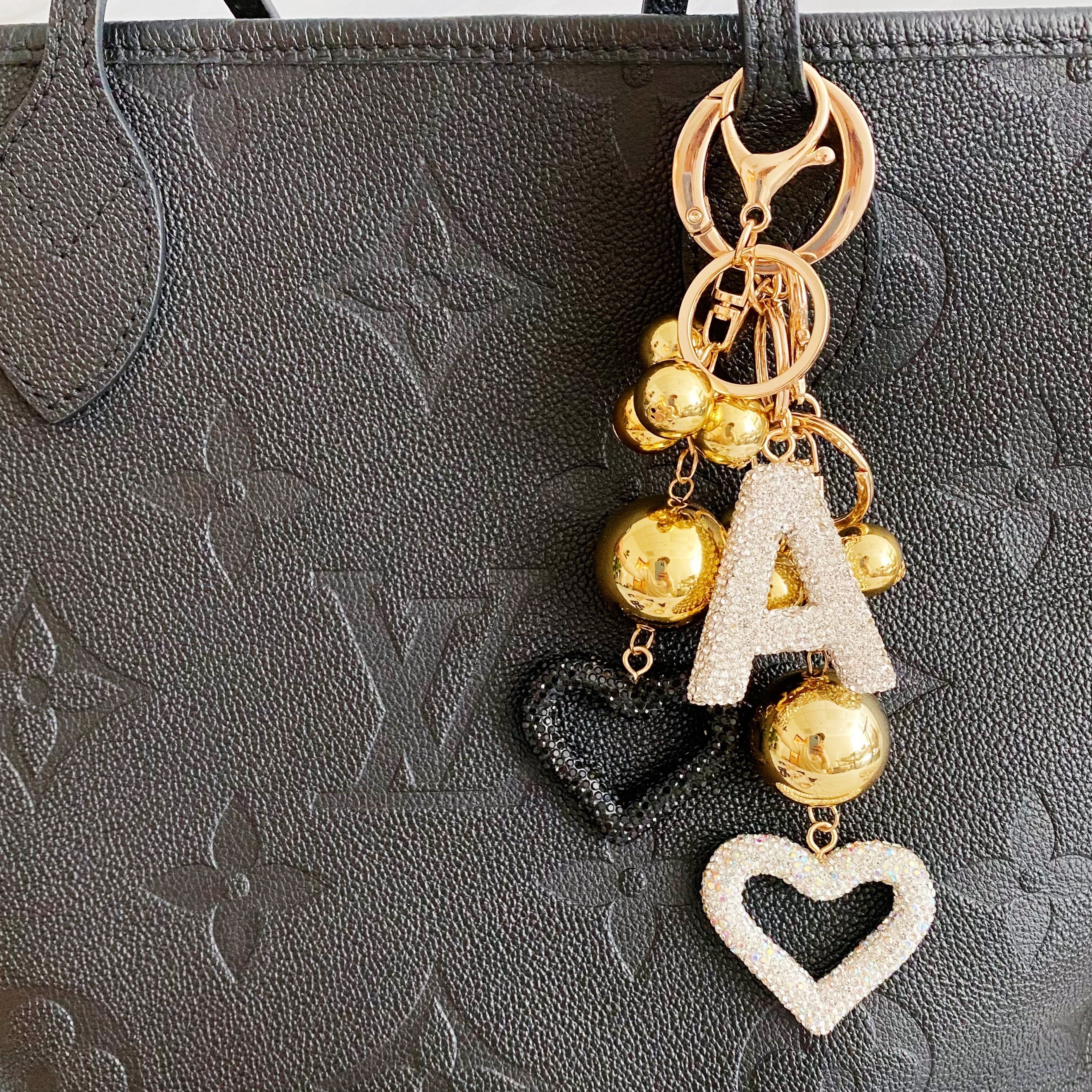 Stylish Initial Keychain - Personalized Glam Accessory