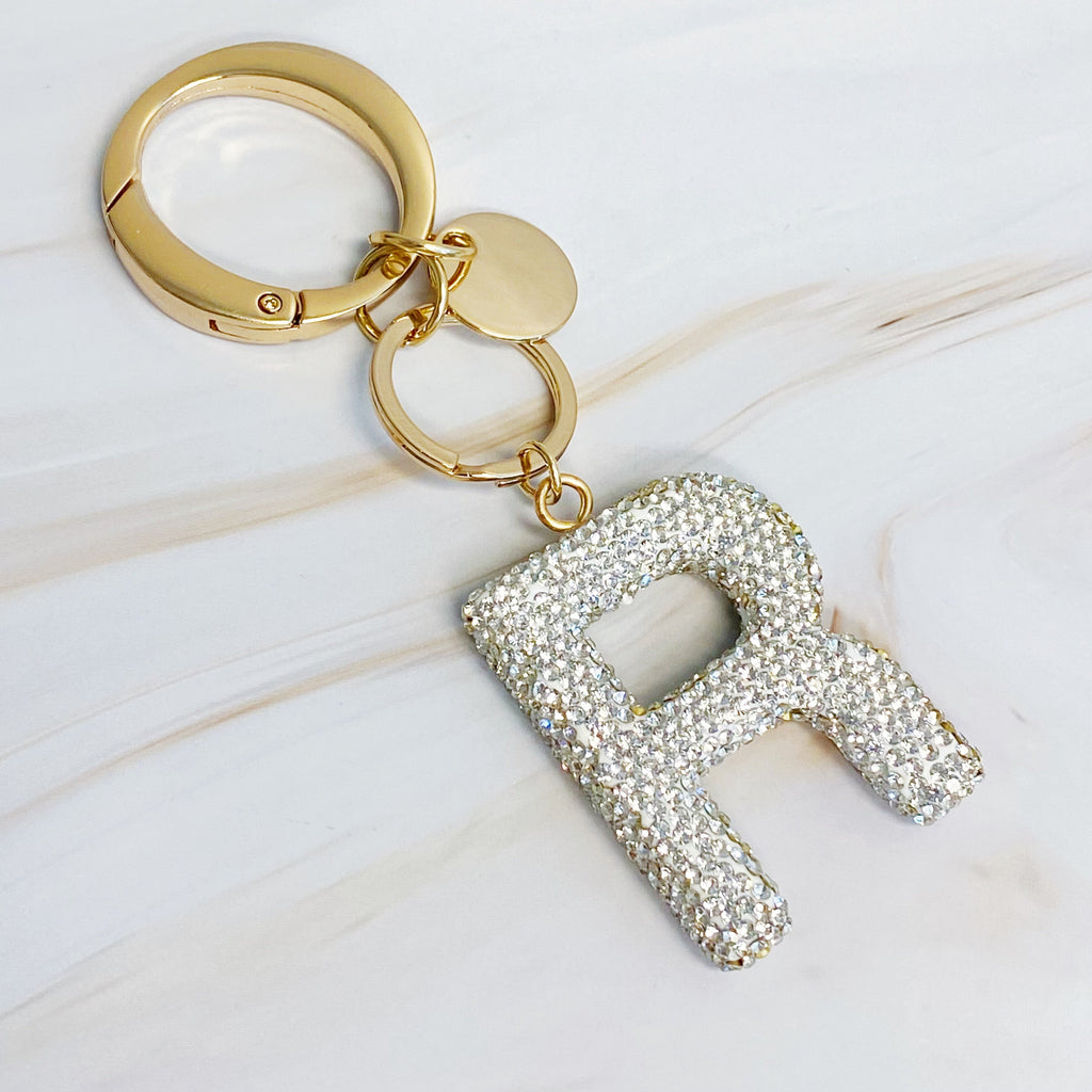 Stylish Initial Keychain - Personalized Glam Accessory