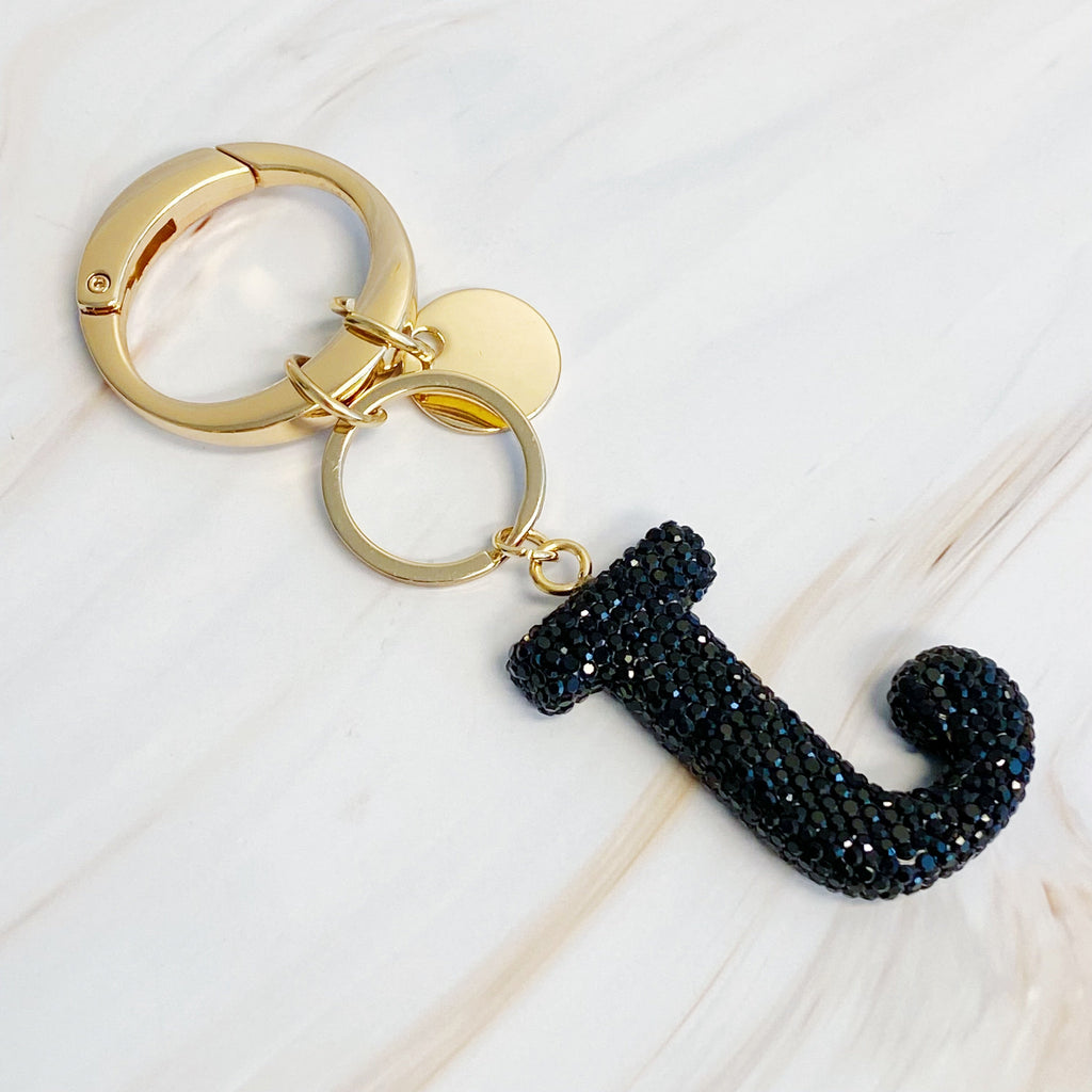 Stylish Initial Keychain - Personalized Glam Accessory