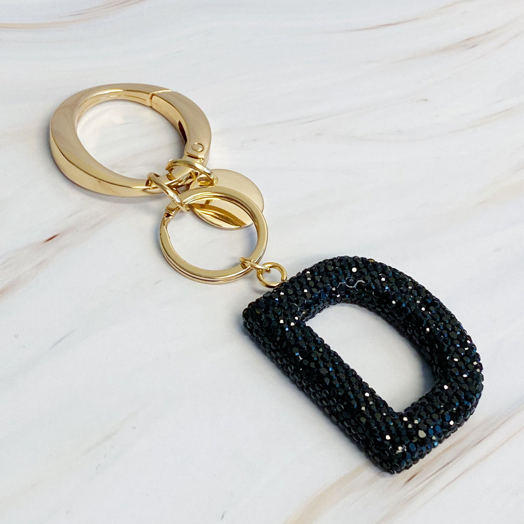 Stylish Initial Keychain - Personalized Glam Accessory