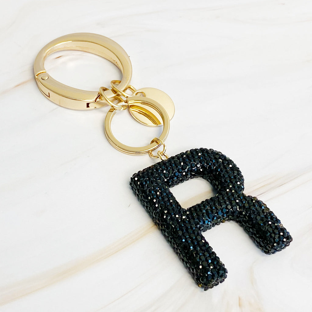 Stylish Initial Keychain - Personalized Glam Accessory