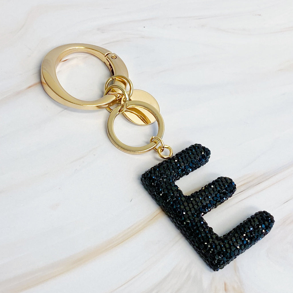 Stylish Initial Keychain - Personalized Glam Accessory