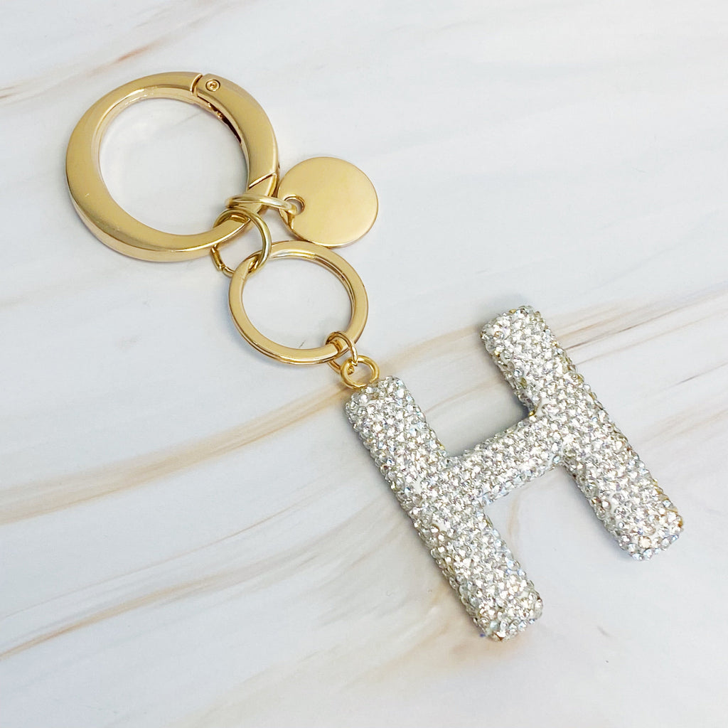Stylish Initial Keychain - Personalized Glam Accessory