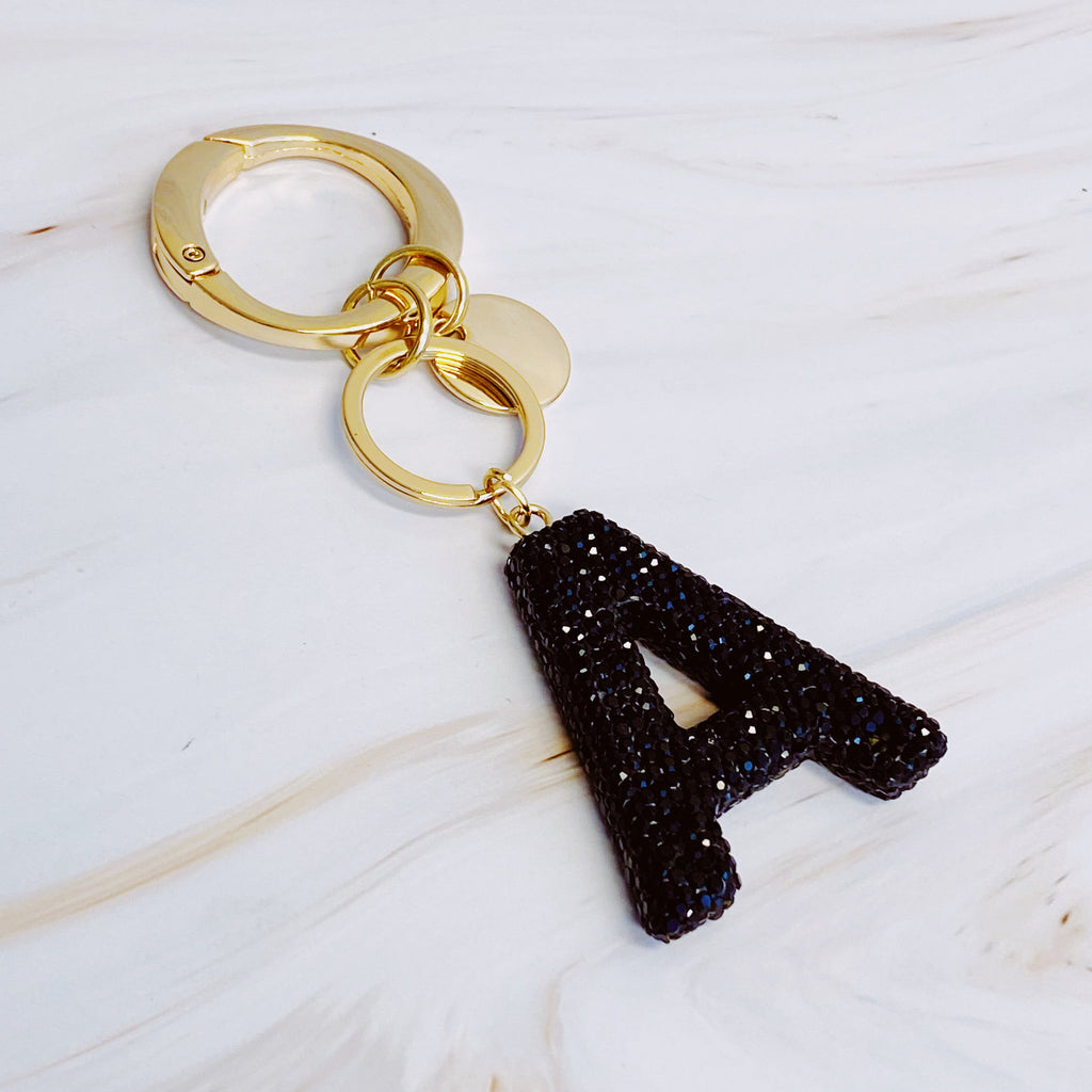 Stylish Initial Keychain - Personalized Glam Accessory
