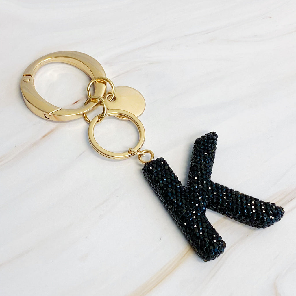 Stylish Initial Keychain - Personalized Glam Accessory