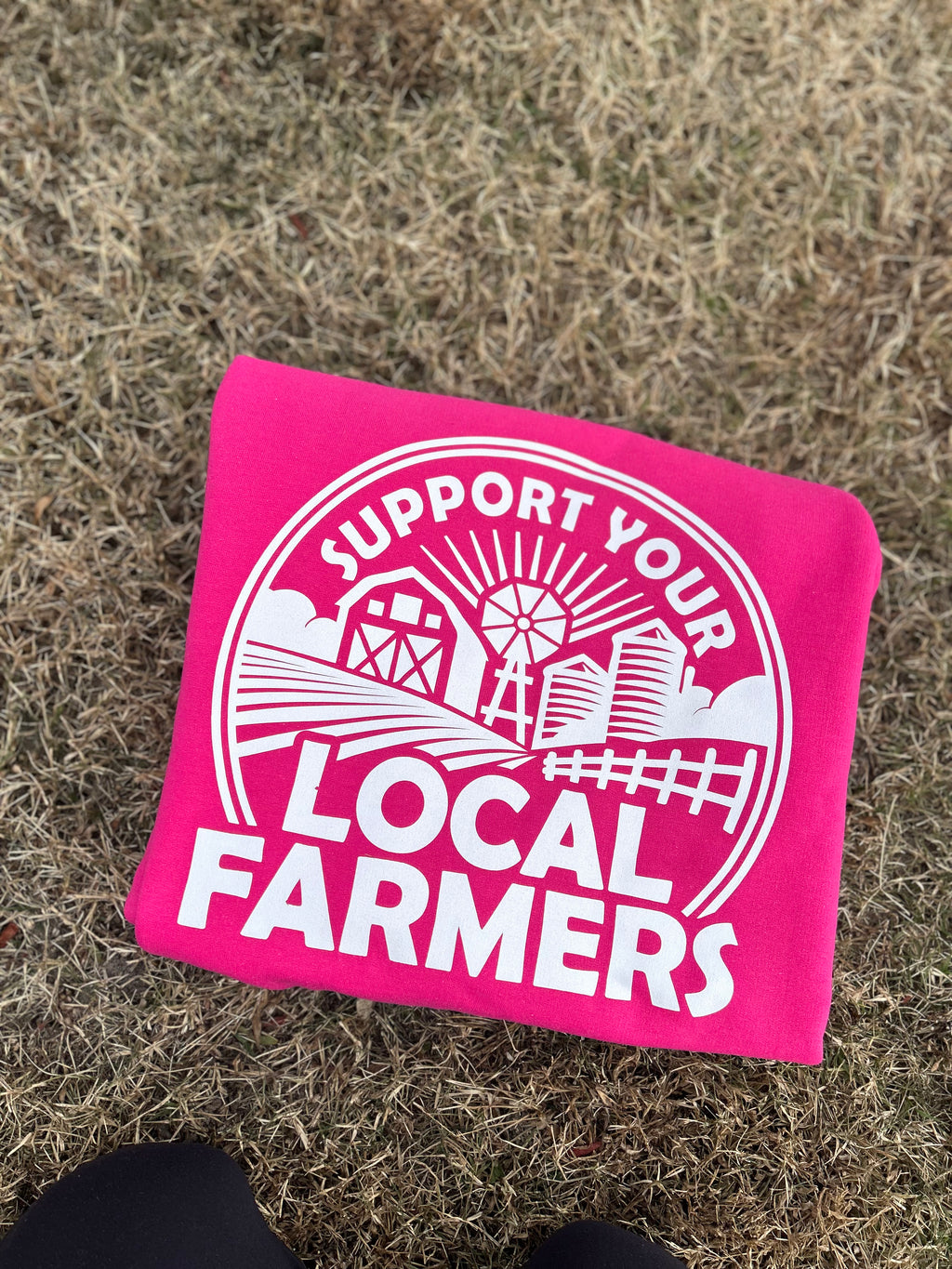 Support your local farmer Crewneck