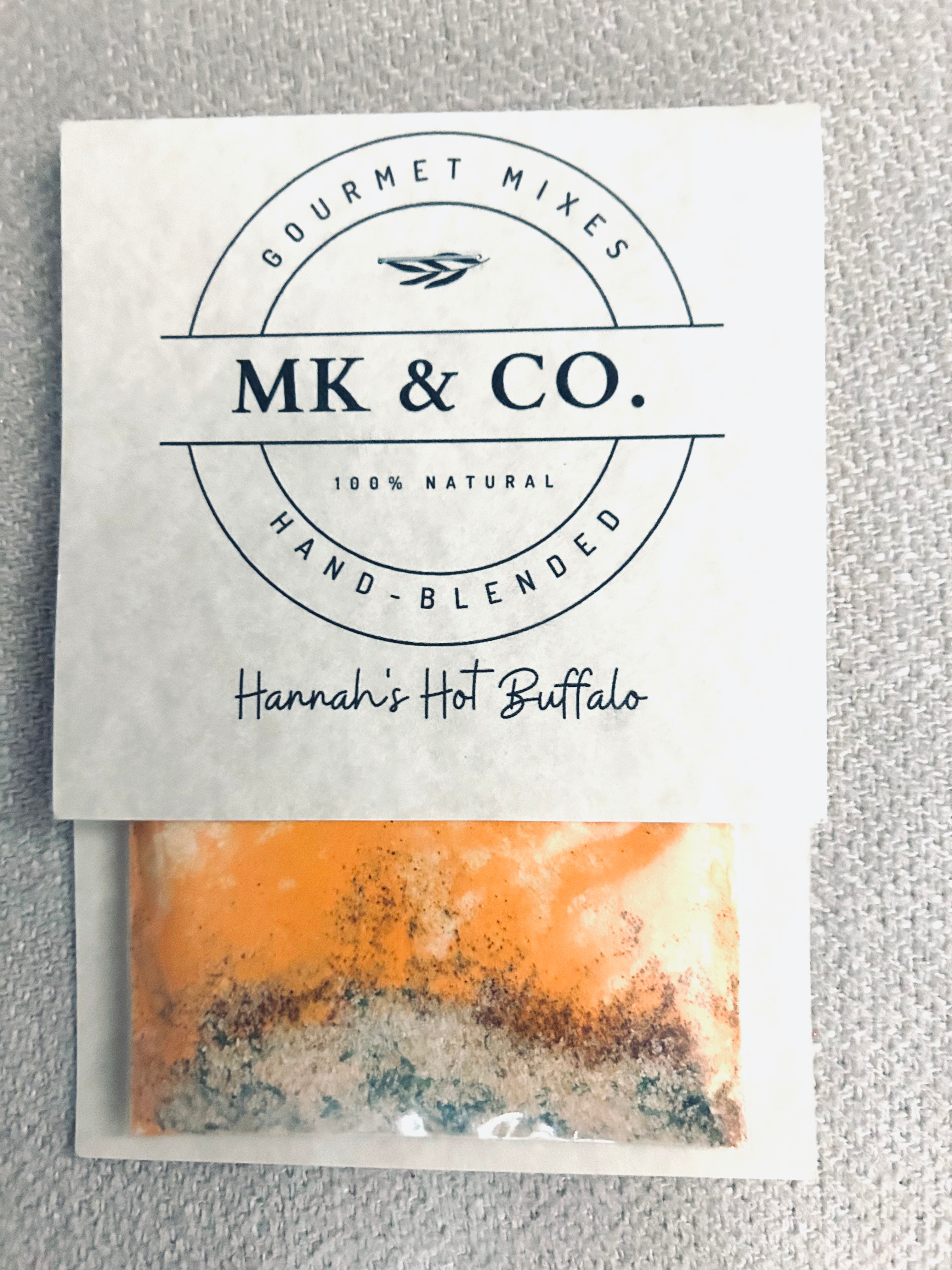 MK & Co. Divine Dip - Hannah’s Hot Buffalo Seasoning Dip Mix & Cheese ball