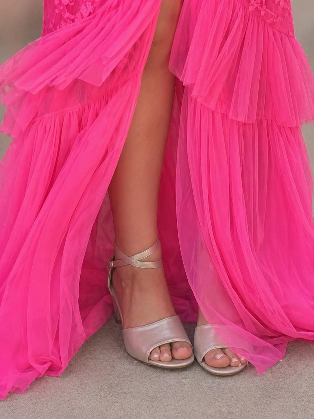 Peep Toe Block Heels Sandals