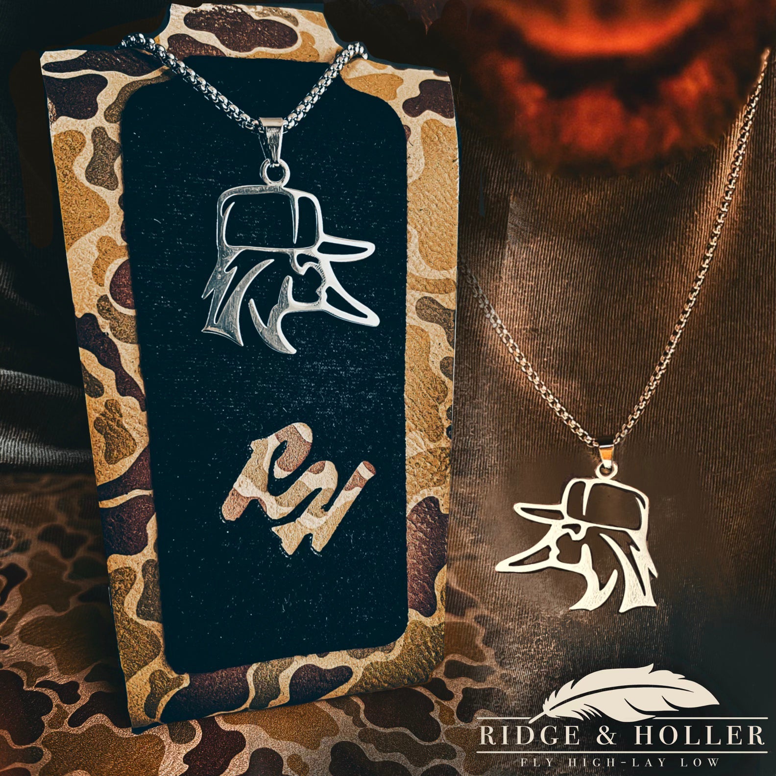 Duck bill- Stainless Steel Necklace and Pendant