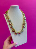 Heart Bauble Necklace - Gold