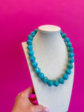 Spring Stone Necklace - Turquoise