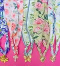 Spring Scarf Necklace - Florals