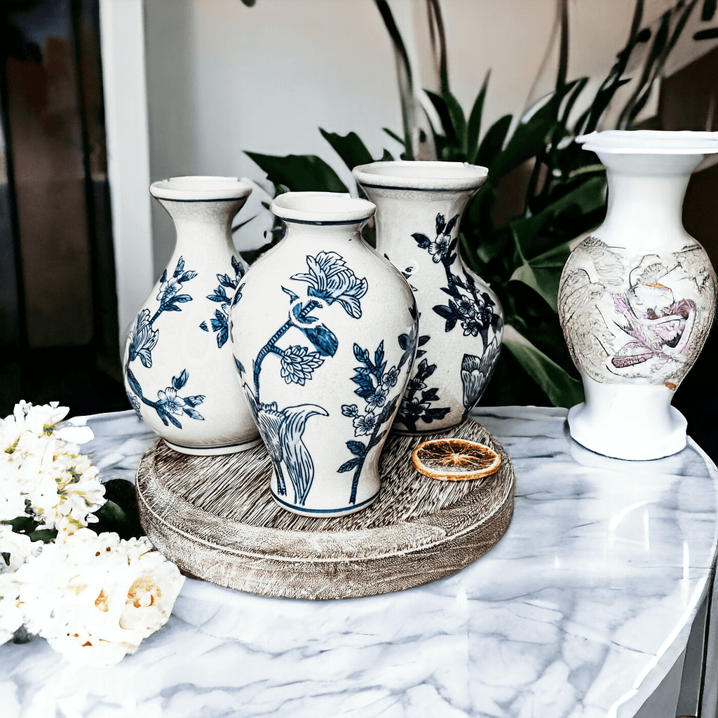Japanese Floral Vases