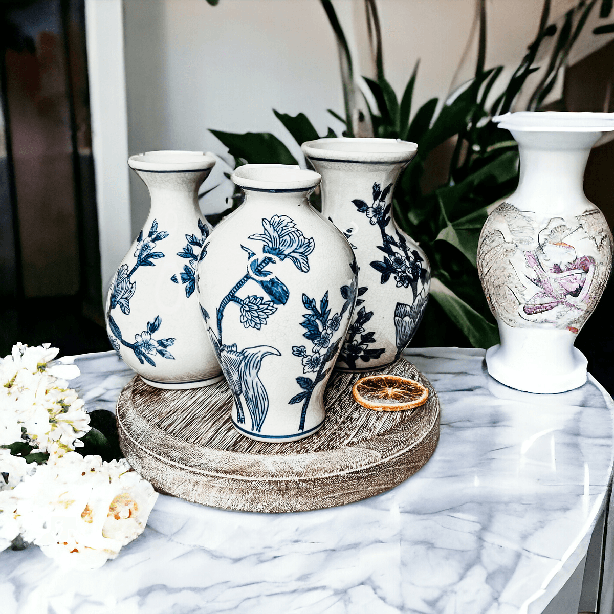 Japanese Floral Vases
