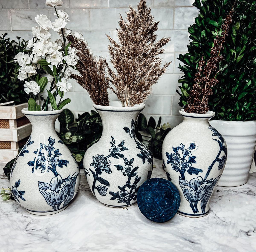 Japanese Floral Vases