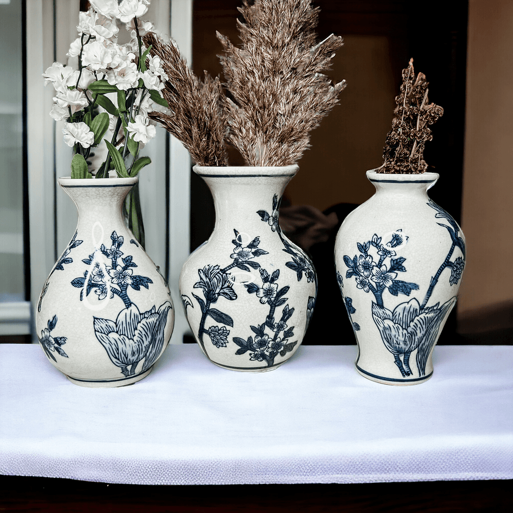 Japanese Floral Vases