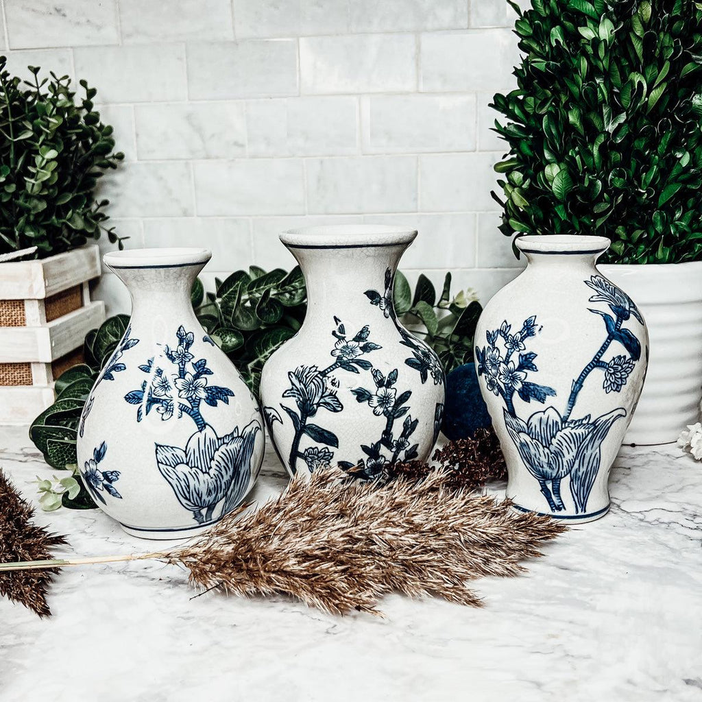 Japanese Floral Vases