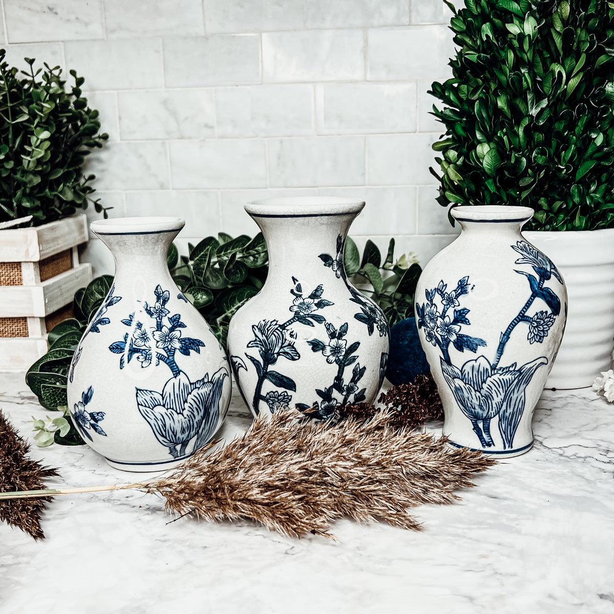 Japanese Floral Vases