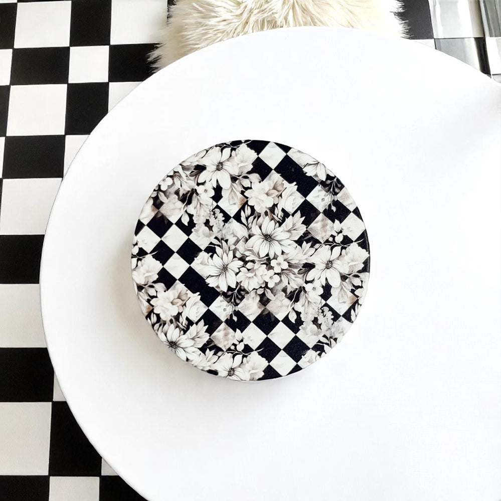 Courtly Check Coasters