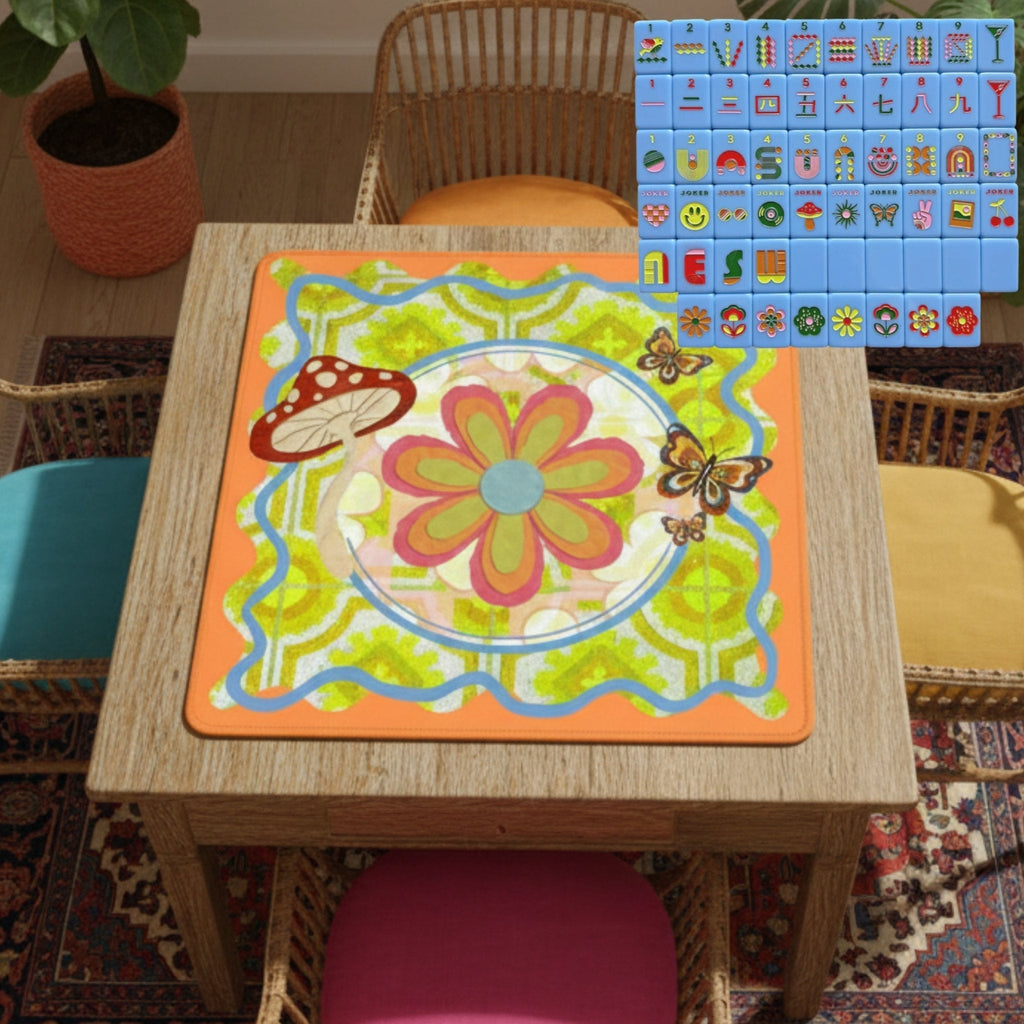 Granny’s Happy Shroom Zoom Mahjong Mat