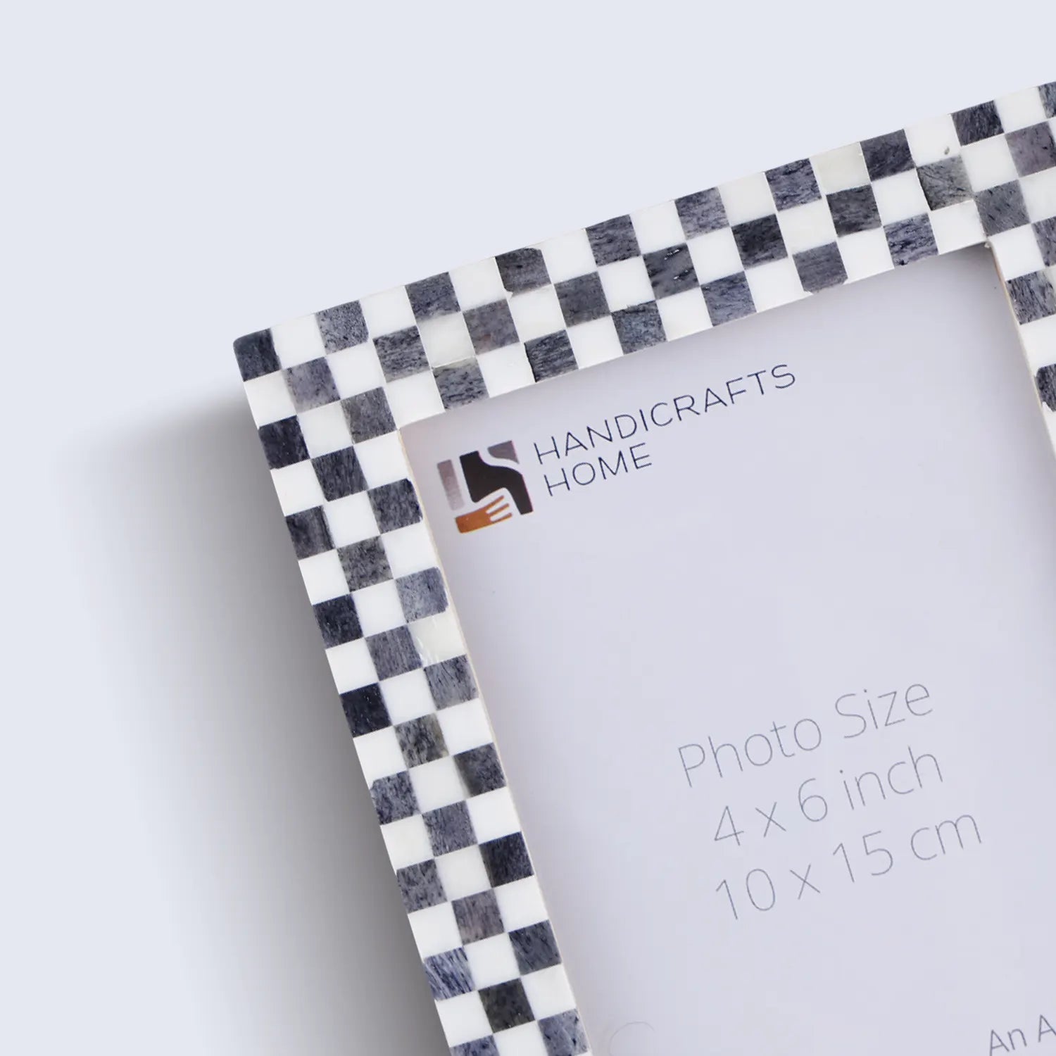 Picture Frame Checkered Pattern Bone Inlay Collection – 3 Sizes