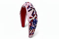 Headband Knot - 4th of July Sequin Bow