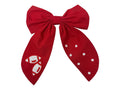 Game Day Bow - Football Red