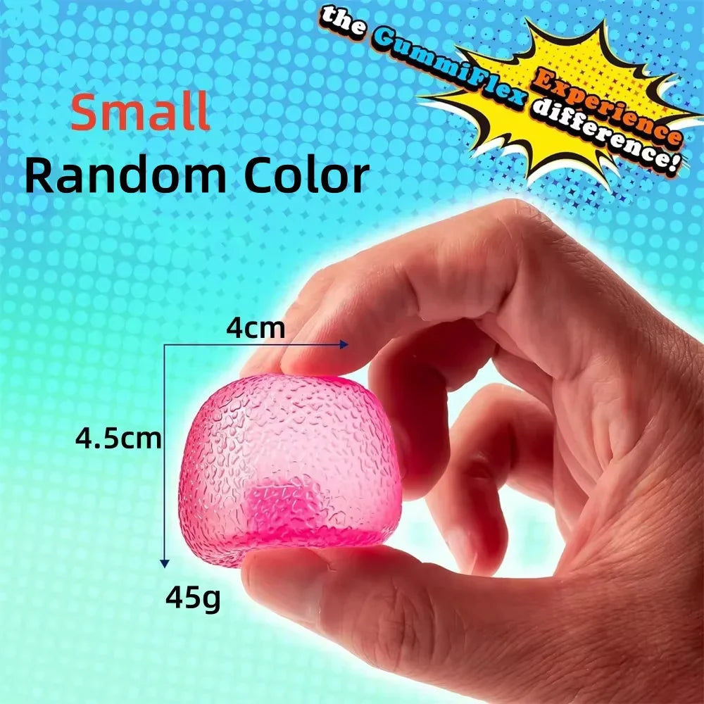 Textured Squishy Squeeze Toy | Malt Sugar Filled Stress Cube Fidget Toy