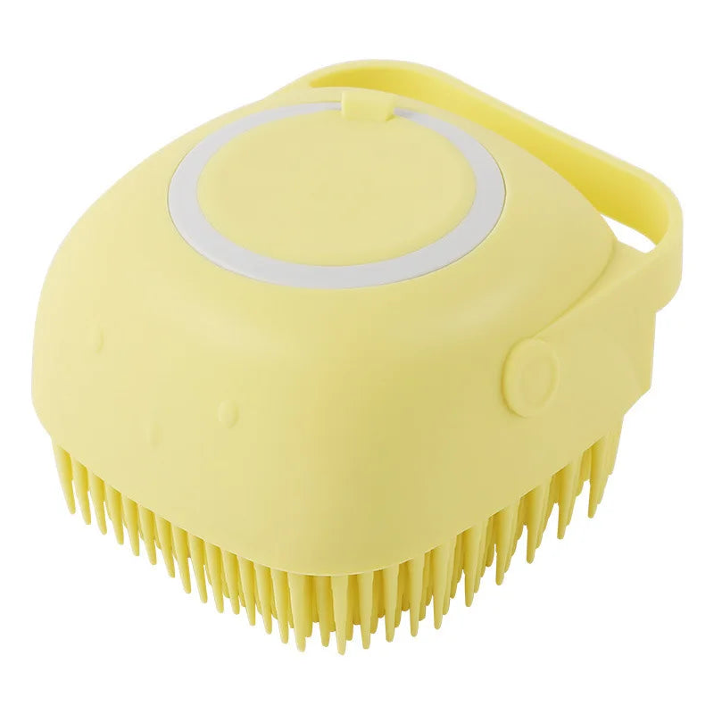 Dog & Cat Bath Massage Brush – Soft Silicone Pet Accessories Tools