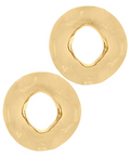 Textured Circle Earrings
