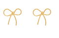 Textured Bow Earrings