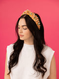 Spring Floral Print Headband - Orange and Yellow Flowers