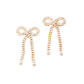 Statement Pearl Bow Earrings