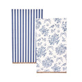 Hamptons Toile & Stripe Dinner Napkins
